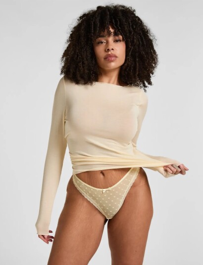 Hunkemöller 3 Pack Phoebe String Purple XL