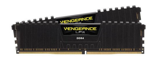 Corsair Vengeance LPX 16GB DDR4-2400 RAM Dual Channel Svart