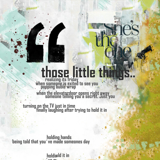 Those Little Things av Rikke Axelsen