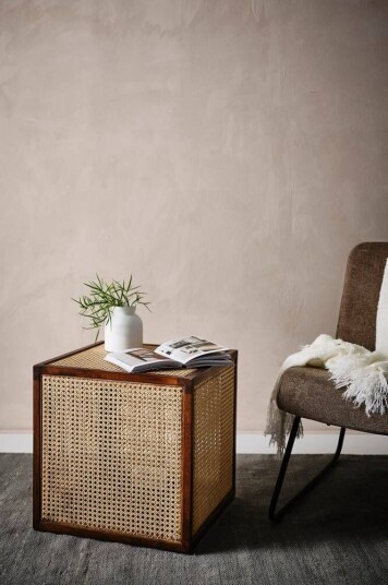 Jotex AREZZO sidebord 45x45 cm Brun 1536826-02-0 1572420-01-0