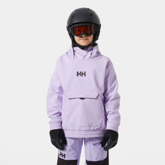 Helly Hansen Powder Softshell Hoodie Junior Lilla 164 Helly Hansen Powder Softshell Hoodie Junior Lilla 164