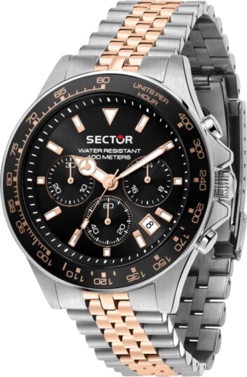 Sector 230 Chrono R3273661031 Herre 43 mm Analog Kvarts urverk Mineralglas Sector 230 Chrono R3273661031 Herre 43 mm Analog Kvarts urverk Mineralglas