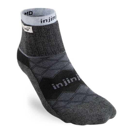 Injinji Liner+Runner Mini-Crew S/M, Black Injinji Liner+Runner Mini-Crew S/M, Black