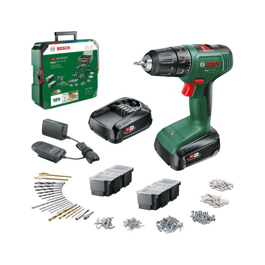 Bosch - EasyDrill 18V-40 + SystemBox 2 x Battery & Charger Included Bosch - EasyDrill 18V-40 + SystemBox 2 x Battery & Charger Included