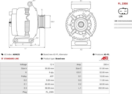 AS PL A6962S Dynamo