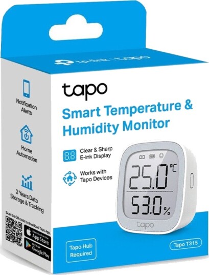 TP-LINK Tapo T315 Temperatur- og luftfuktighetsmåler