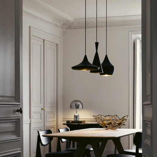 Tom Dixon Beat Pendant Fat Black LED Tom Dixon Beat Pendant Fat Black LED