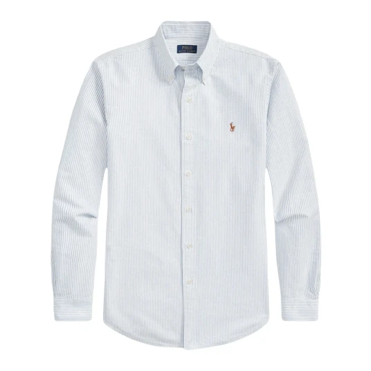 Polo Ralph Lauren Custom Fit Oxford Shirt - Blue - XL