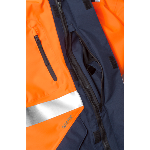 Fristads Skaljacka Gore-Tex 4988 Gxb, Klass 3 Varsel Orange/marinblå Xl Fristads Skaljacka Gore-Tex 4988 Gxb, Klass 3 Varsel Orange/marinblå Xl