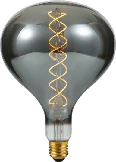 Spl E27 6W dimbar XXL LED pære R160 180lm røykfarget glass 2200K filament flex Dimbar : Dimbar Kulør : Ekstra varm Spl E27 6W dimbar XXL LED pære R160 180lm røykfarget glass 2200K filament flex Dimbar : Dimbar Kulør : Ekstra varm