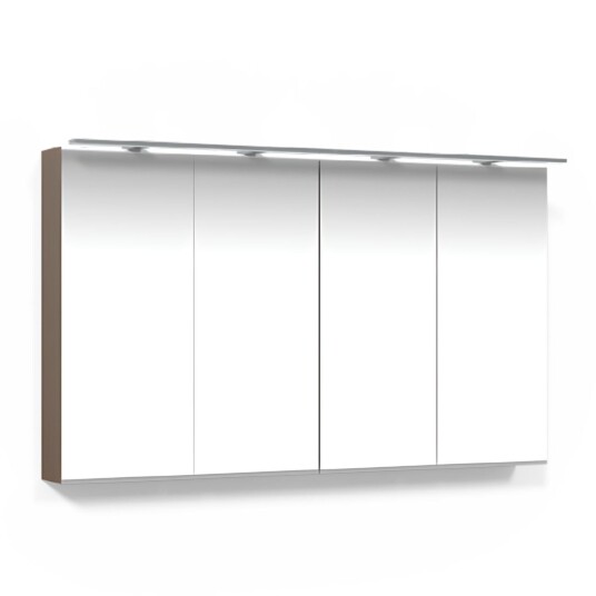 Macro Design Crown Speilskap Rampe-belysning Brun ask / 120cm