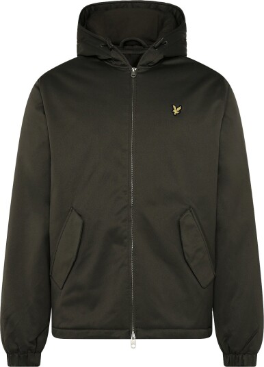 Lyle & Scott Padded Hooded Zip Through Jacket Khaki green XL