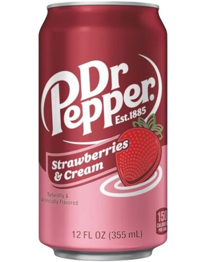 Dr. Pepper Strawberries & Cream 355 ml USA Import