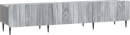 TV skap med skuff Grå sonoma 147 x 34,5 x 32 cm Konstruert tre TV skap med skuff Grå sonoma 147 x 34,5 x 32 cm Konstruert tre