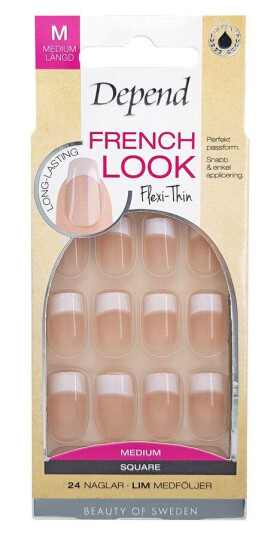 Depend French Look Beige Medium Square 24pcs Depend French Look Beige Medium Square 24pcs