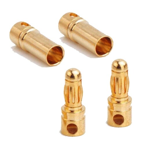 Amass 3.5mm Gullkontakter - 2par