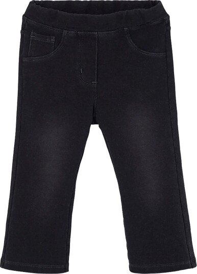Boboli Fleece Denim Trousers For Girl Bci BLACK 152