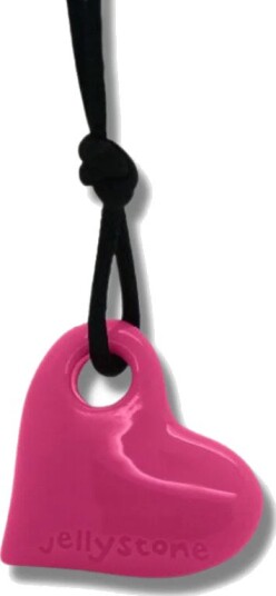 Jellystone Chew Hjerte Halskjede Bitering Rosa