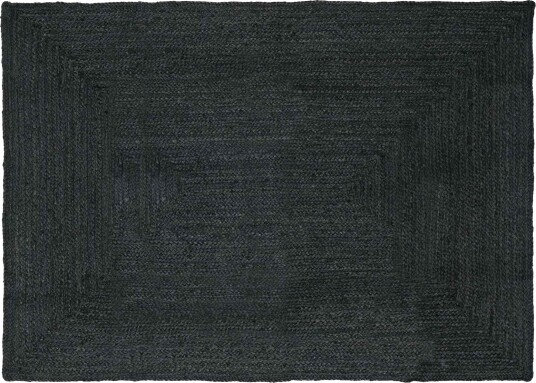 Områdetepper Rektangulær Mørkegrå 160 x 230 cm Jute