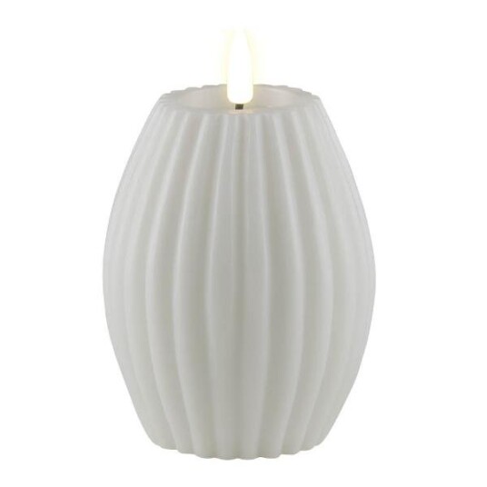 Deluxehomeart - Stripe LED kubbelys 10x7,5cm hvit Deluxehomeart - Stripe LED kubbelys 10x7,5cm hvit
