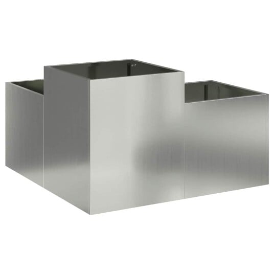 Hagekasse 80x80x48 cm Galvanisert Stål Hagekasse 80x80x48 cm Galvanisert Stål