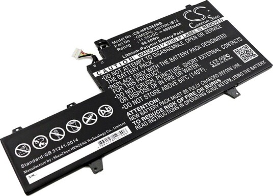 Batteri til HP EliteBook x360 1030 G2 etc