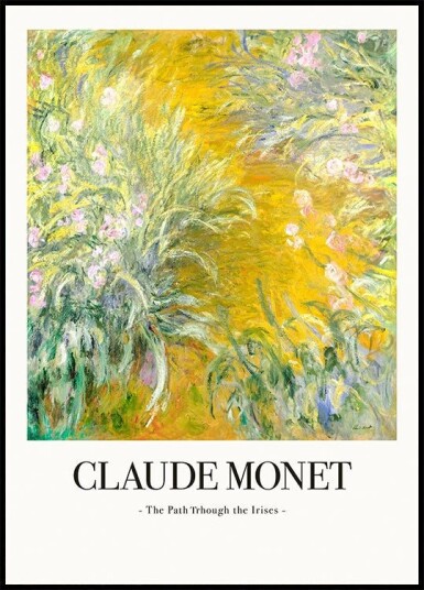 The Path Through The Irises Poster Plakat / 50x70cm The Path Through The Irises Poster Plakat / 50x70cm