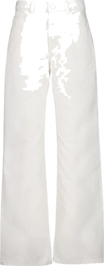 Ami Paris Dame Jeans Hvit W30,