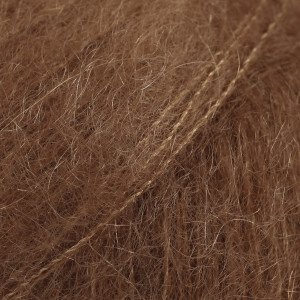 Drops Kid-Silk Garn Unicolor 35 Sjokolade Drops Kid-Silk Garn Unicolor 35 Sjokolade