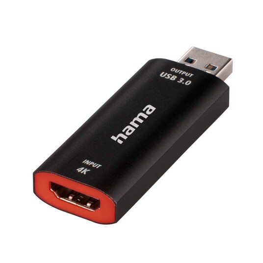 HAMA Capture Card USB HDMI 4K Til 1080p Usb c adapter