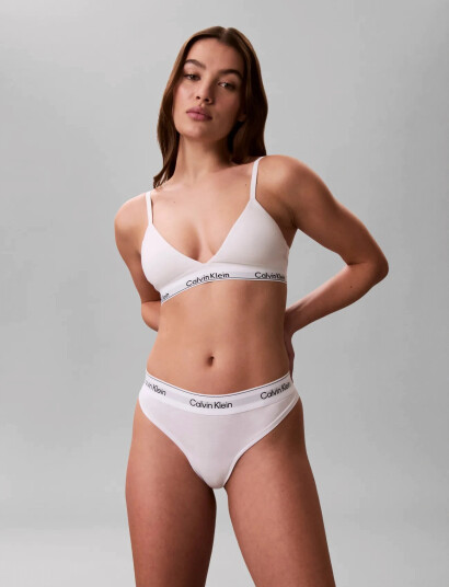 Calvin Klein Stringtruse 2-Pakning Hvit Lingerie Størrelse L