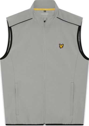 Lyle & Scott Golf Packable Gilet Golfvest herre Ultimate Grey Small
