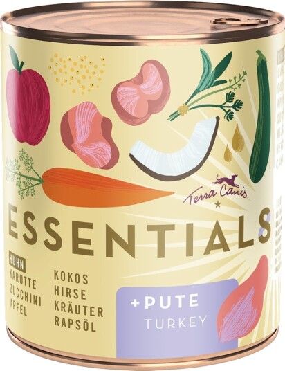 Terra Canis Våtfôr Essential 8+ & Kylling Kalkun 12 X 780 G