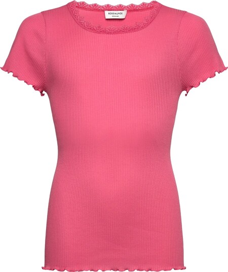 Rosemunde Kids Rkbalta Modal Ss Lace T Shirt Pink 152