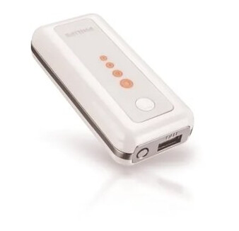 Philips Usb-Batteripakke Dlp3600u/10, 3600 Mah, Polymer, Hvit Philips Usb-Batteripakke Dlp3600u/10, 3600 Mah, Polymer, Hvit
