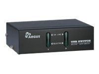 Argus Kvm-As-21Ua - Kvm / Lydsvitsj - 2 X Kvm/Lyd - Stasjonær