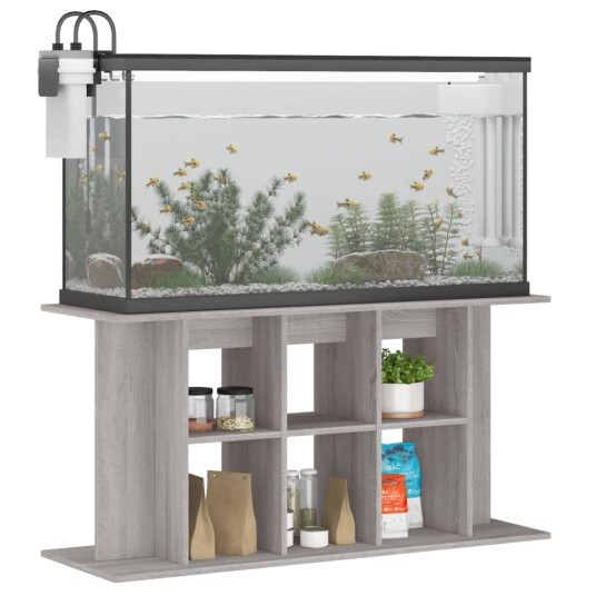 Akvariumstativ Grå Sonoma 120X40X60 cm Konstruert Tre