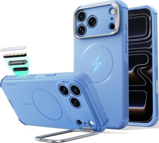 ESR Cyber Tough Kickstand MagSafe Case for iPhone 18 Pro Max / 17 Pro Max - Light Blue