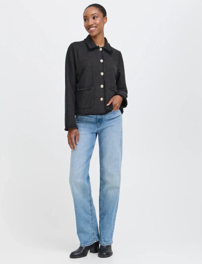 ICHI Ihkate Fringe Ja - Black - M