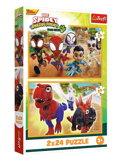 Trefl Pappussel Trefl 2X24 Bitar Spidey And Dinosaurs - Multi/patterned - ONE SIZE Trefl Pappussel Trefl 2X24 Bitar Spidey And Dinosaurs - Multi/patterned - ONE SIZE