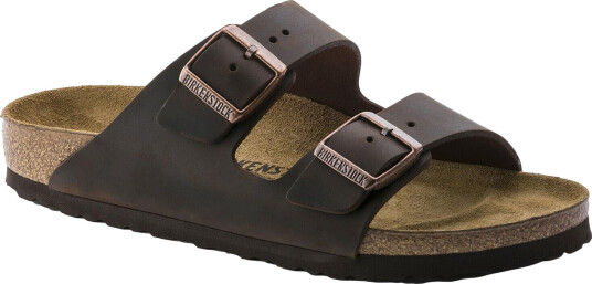Birkenstock Unisex Arizona Oiled Leather Narrow 36, Habana