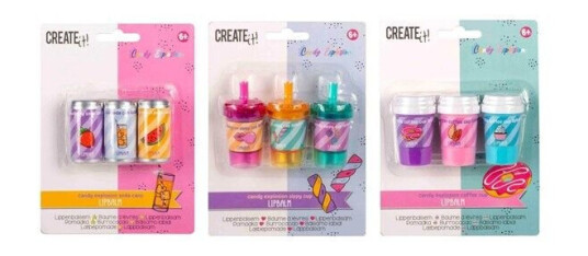 CREATE IT! Candy Explosion Lip Balm 3 pcs.