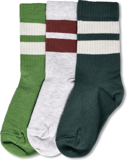 mp Denmark Anker Socks 3 Pack Green 25/28 mp Denmark Anker Socks 3 Pack Green 25/28