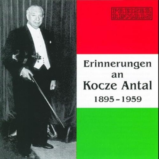Erinnerungen An Kocze Antal CD Erinnerungen An Kocze Antal CD