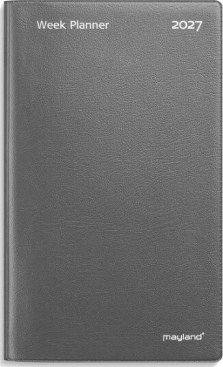 Ukeplanlegger, Mayland, 100X175mm År: 2027, Grå,, Fsc Mix Credit Ukeplanlegger, Mayland, 100X175mm År: 2027, Grå,, Fsc Mix Credit