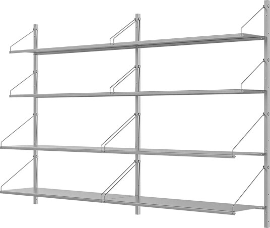 Library Hylle 108x163 cm, Rustfritt Stål