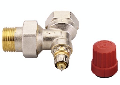 Danfoss RA-N Radiatorventil RA-N 25 ventilhus m/integrert forinnstilling, vinkelløp (Anvendes til 2-løpsanlegg)