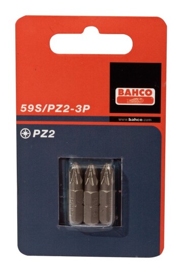 Bahco Skrubits 59S 1/4 PZ3 25mm 3-pk