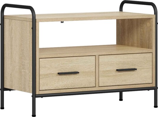 vidaXL TV-skap 67,5 x 33 x 50 cm Sonoma eik Konstruert tre
