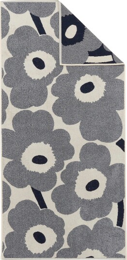 Marimekko Unikko Bath Towel 70 × 150 cm Blå Marimekko Unikko Bath Towel 70 × 150 cm Blå